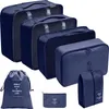 Ecarla Reisetaschen-Set Marineblau, 7-teilig Produktbild-Vorschau 3