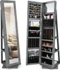 COSTWAY Armoire à bijoux, armoire à glace avec miroir Voir les images du produit 1