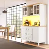 Szafka do przechowywania 120 x 40 x 179 cm z oświetleniem Podgląd zdjęcia produktu 5