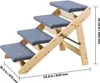 SucceBuy Haustiertreppe 630x470x490 mm, 4-stufige klappbare Produktbild-Vorschau 8