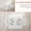 Set da pranzo HOMCOM da 3 pezzi, tavolo da pranzo con 2 Anteprima dell’immagine prodotto 5