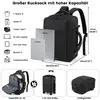 31L Reiserucksack Ryanair Handgepäck Rucksack mit USB Produktbild-Vorschau 9