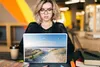 MuchoWow® Laptop Aufkleber Sticker Cover Düne - Möwe - Produktbild-Vorschau 5