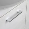 Mobile bagno a terra 105cm con 3 ante quercia bianco | Anteprima dell’immagine prodotto 7