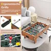 COSTWAY mini stolní fotbal ze dřeva, stolní fotbal včetně Náhled obrázku produktu 5