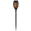 12er Set LED Solarleuchten, schwarz, Feuereffekt, H 51 cm Produktbild-Vorschau 9