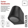 Garten-Wandleuchte OCULUS, 8,8 x 6,7 x 8 cm, 1 x GU10, 1× 7W Productafbeelding-voorbeeld
