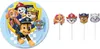 2er Set Paw Patrol Set Tortenaufleger + Kerzen Geburtstag Produktbild-Vorschau 1