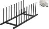 Organizer per piatti e coperchi in metallo nero, stile Anteprima dell’immagine prodotto 1