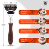 Nassrasierer 5-Klingen-Holz Rasierer für Herren, Körper- Produktbild-Vorschau 2