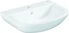 A white ceramic sink is shown from a diagonal angle against a white background. Anteprima dell’immagine prodotto