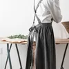 Malířská zástěra severské bavlny a lnu pro dospělé Náhled obrázku produktu 3
