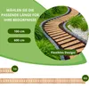 be4nature Gartenweg Holz Rollweg 30 x 600 cm Hellbraun – Produktbild-Vorschau 5