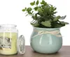 KOTARBAU® Keramik-Blumentopf Rund Minzegrün Übertopf  ⌀ 17 Produktbild-Vorschau 7