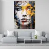 Pop Art abstrakt Splash Girl Leinwandbild Wandbild Deko Produktbild-Vorschau 3