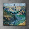 Coloray Uhr auf Leinwand 30x30 cm Wand Uhr Dekoration Produktbild-Vorschau 2