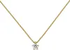 Collier Ankerkette mit Anhänger Solitär Diamant Brillant Produktbild-Vorschau 1