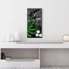 DEQORI Glasuhr 30x60 cm Modern 'Spa-Konzept auf Schiefer' Produktbild-Vorschau 3