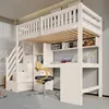 Lit superposé Merax 90 x 200 cm avec armoire sous Voir les images du produit 3