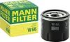 Ölfilter MANN-FILTER W 66 Anschraubfilter für RENAULT Clio Produktbild-Vorschau 1