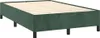 vidaXL Boxspringbett mit Matratze & LED Dunkelgrün 120x190 Produktbild-Vorschau 4