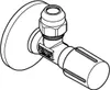 A line drawing of a plumbing valve. Produktbild-Vorschau