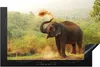 KitchenYeah© Herdabdeckplatte Elefant - Tiere - Wald - Produktbild-Vorschau 1