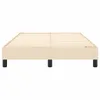 vidaXL Boxspringbettgestell Creme 120x200 cm Stoff Produktbild-Vorschau 4