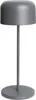 Stolová lampa Olympia Siena, okrúhla kupola, sivá, 300 mm Náhľad obrázku produktu 1