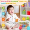 Montessori Formen Sortierspielzeug Baby – Sensorik Motorik Produktbild-Vorschau 4
