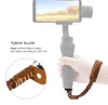 Kunstleder Hellbraun Handheld Headball Kamera Handy Lanyard Produktbild-Vorschau 2