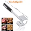 Fleischklopfer Edelstahl Burger Smasher Fleischzartmacher Produktbild-Vorschau 6