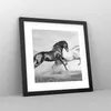 Gerahmtes Poster - Schwarzer Rahmen - Pferde Tiere Galopp Produktbild-Vorschau 8