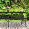 Relaxdays Bierbank 2er Set, faltbare Partybank für Terrasse Produktbild-Vorschau 8