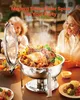 SucceBuy 5 Qt 2er-Pack rundes Chafing Dish Buffet-Set – Produktbild-Vorschau 2