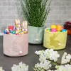 com-four® 3x Oster-Übertopf - Osternest mit Osterhase zum Produktbild-Vorschau 2