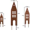 UNUS Deko Gartendeko Gartenstecker Häuser aus Metall im 3er Produktbild-Vorschau 5