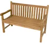 Lesli Living Landhausbank Cardiff 130 cm Teak C-Grade Produktbild-Vorschau 7