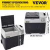 VEVOR chladicí box 50L mini lednice auto kempování -20 ℃ Náhled obrázku produktu 7