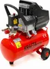 A red air compressor with black and silver accents, shown from a slight angle on a white background. Náhľad obrázku produktu