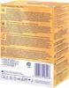 The image shows the side and part of the back of a product box. Voir les images du produit