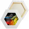 Leinwand Hexagon 30 cm Seitenlänge – Künstler Malfläche Produktbild-Vorschau 1