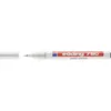 A white Edding 780 paint marker with its cap off, lying on a white background. Produktbild-Vorschau