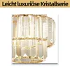 Kristall-Deckenleuchte mit E27-Sockel und bündiger Produktbild-Vorschau 3