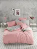 Bettwäsche 100% Baumwolle 200x200 cm Renforce Rosa Raute Produktbild-Vorschau 3