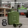 Kraftstoffkanister Metall Benzinkanister 5 Liter - Produktbild-Vorschau 2