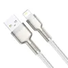 Câble USB vers Lightning Baseus Cafule, 2.4A, 1M (Blanc) Voir les images du produit 3
