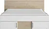 Lit Adulte avec Rangement SWIVEL, 140 x 190 cm, Chêne Blond Voir les images du produit 3