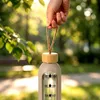 Vilde | Butelka na wodę szklana 600 ml - z etui silikonowym Podgląd zdjęcia produktu 7