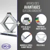 Podnośnik nożycowy alca® z mechanizmem zapadkowym – udźwig Podgląd zdjęcia produktu 14